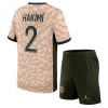 Maglia ufficiale Paris Saint Germain Hakimi 2 4th Jordan 2023-24 per Bambino